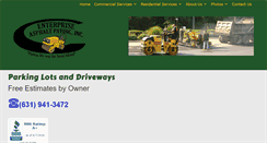 Desktop Screenshot of enterprisepaving.com